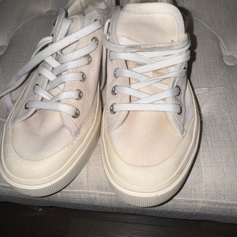 Stella McCarty Adidas Off-White Canvas Sneakers